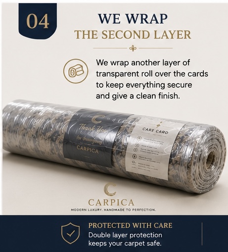 Second layer of transparent wrap for double protection
